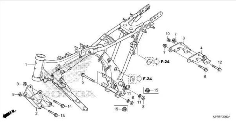 Honda TMX125α (2015) - METER - 70