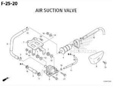 Honda TMX125α (2015) - Fuel hose, general purpose hoses and vinyl hose - 37