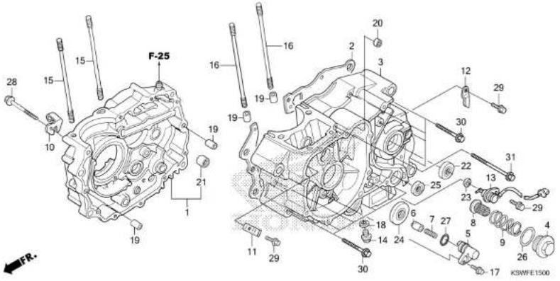 Honda TMX125α (2015) - Fuel hose, general purpose hoses and vinyl hose - 67