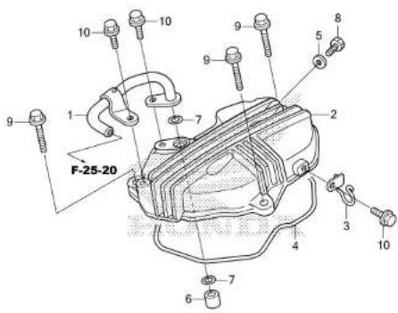 Honda TMX125α (2015) - Fuel hose, general purpose hoses and vinyl hose - 57