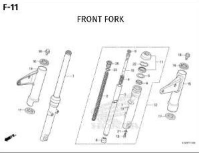 Honda TMX125α (2015) - Fuel hose, general purpose hoses and vinyl hose - 28