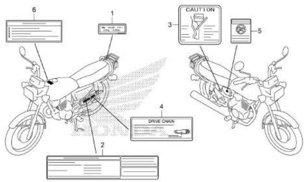 Honda TMX125α (2015) - METER - 74