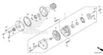 Honda TMX125α (2015) - Fuel hose, general purpose hoses and vinyl hose - 13