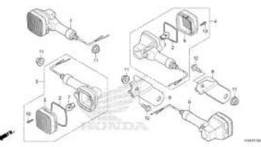 Honda TMX125α (2015) - Fuel hose, general purpose hoses and vinyl hose - 46