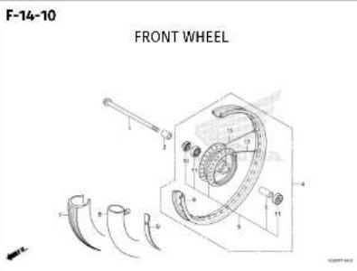 Honda TMX125α (2015) - Fuel hose, general purpose hoses and vinyl hose - 30