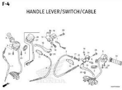 Honda TMX125α (2015) - Fuel hose, general purpose hoses and vinyl hose - 24
