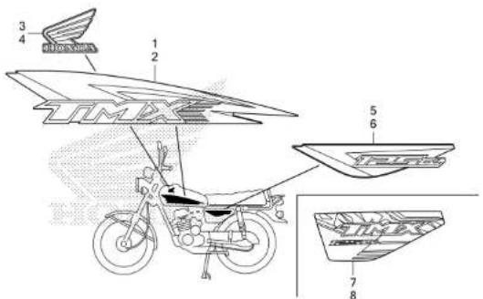 Honda TMX125α (2015) - METER - 77