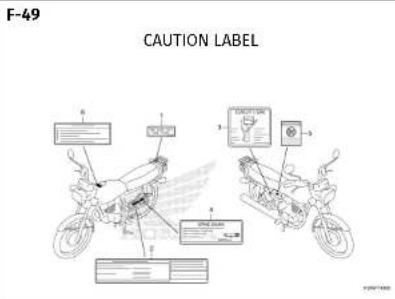 Honda TMX125α (2015) - Fuel hose, general purpose hoses and vinyl hose - 54