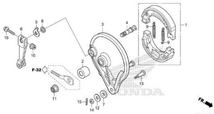 Honda TMX125α (2015) - METER - 24