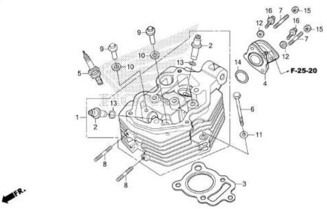 Honda TMX125α (2015) - Fuel hose, general purpose hoses and vinyl hose - 58