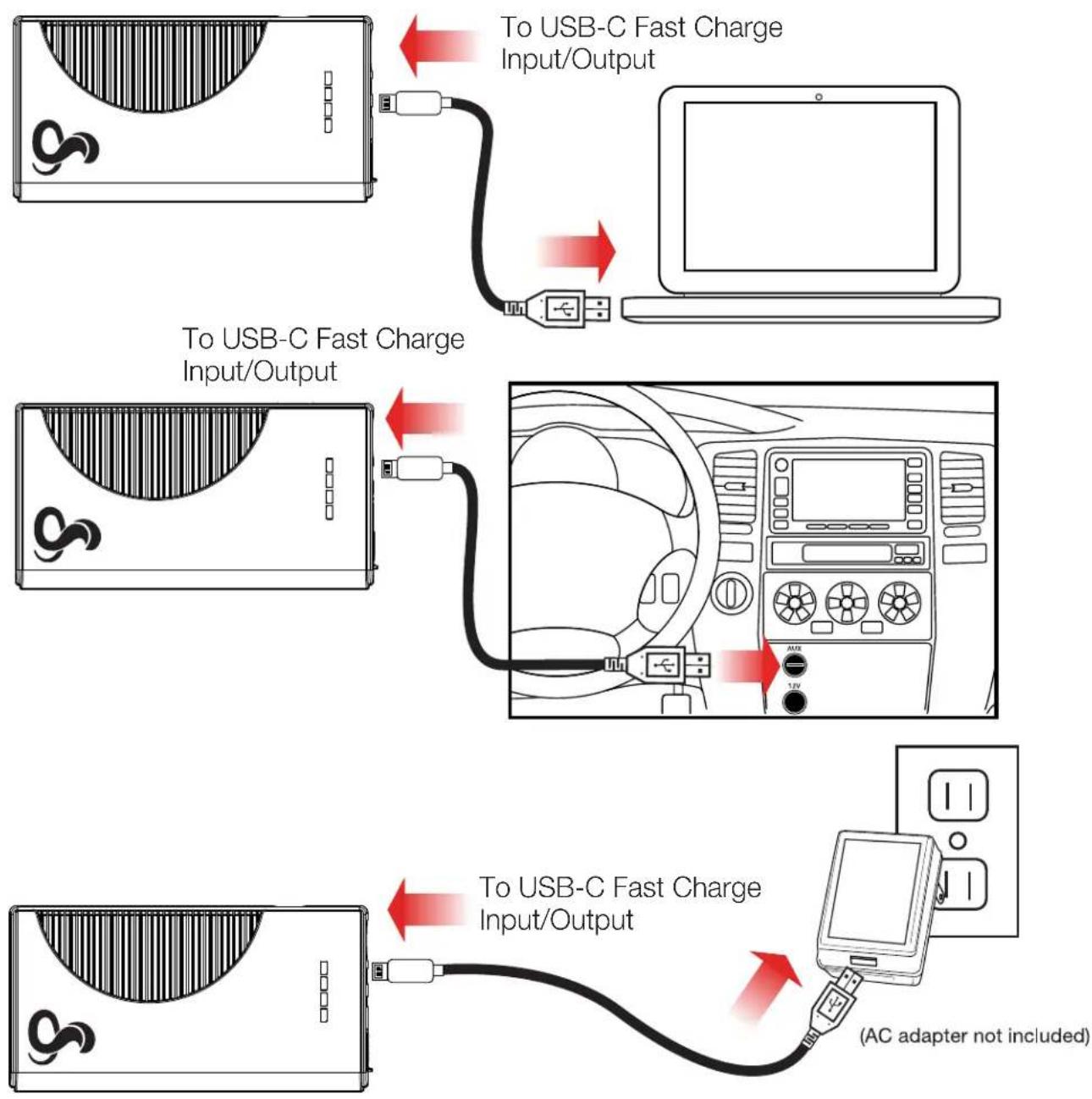 COBRA Jump Starter 800A - Re-Charging Your Jump Starter 800A - 1