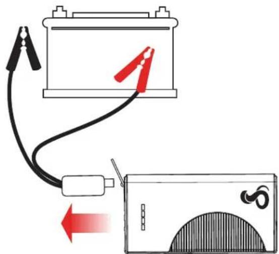 COBRA Jump Starter 800A - Jump Starting Your Vehicle - 8