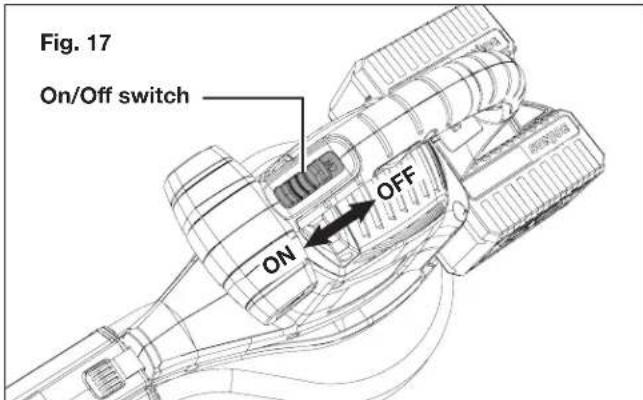 Fig. 17 On/Off switch ON OFF