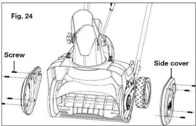 Fig. 24 Screw Side cover