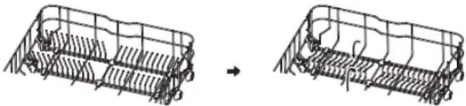 Hansa ZIM435H - Fold the dishwasher basket spikes - 1