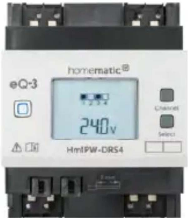 Homematic IP HMIPW-DRS4 - Wired Switch Actuator – 4 channels - 1