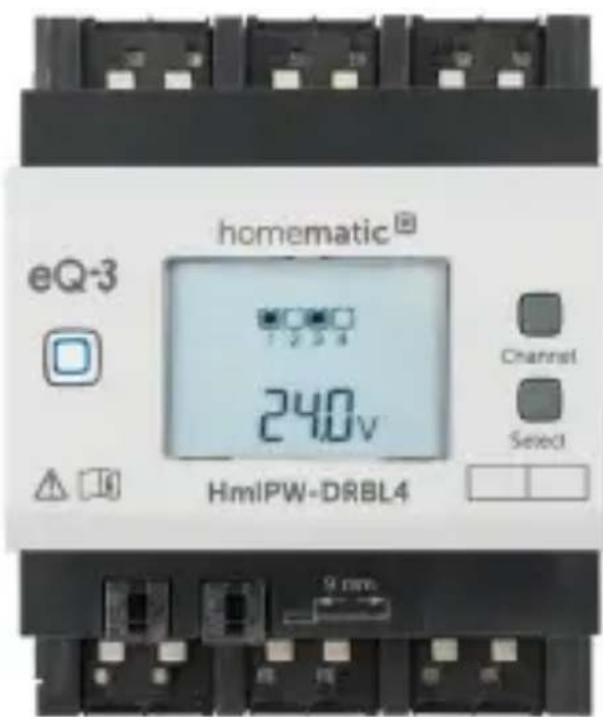 Homematic IP HMIPW-DRI32 - Wired Blind Actuator – 4 channels p. 33 - 1