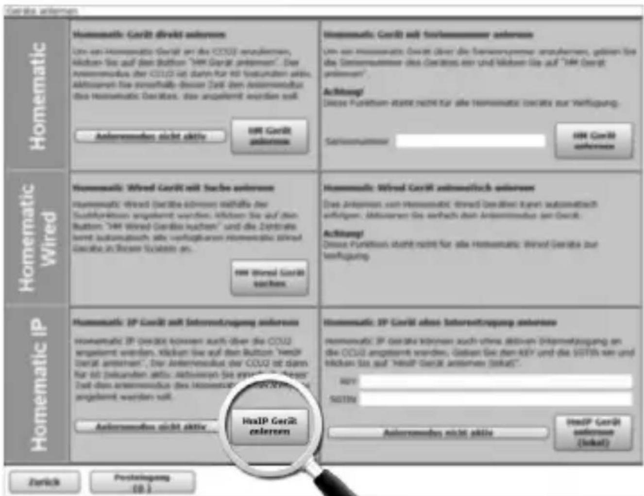 Homematic IP HMIPW-DRI32 - Anlernen an die Zentrale CCU3 - 2
