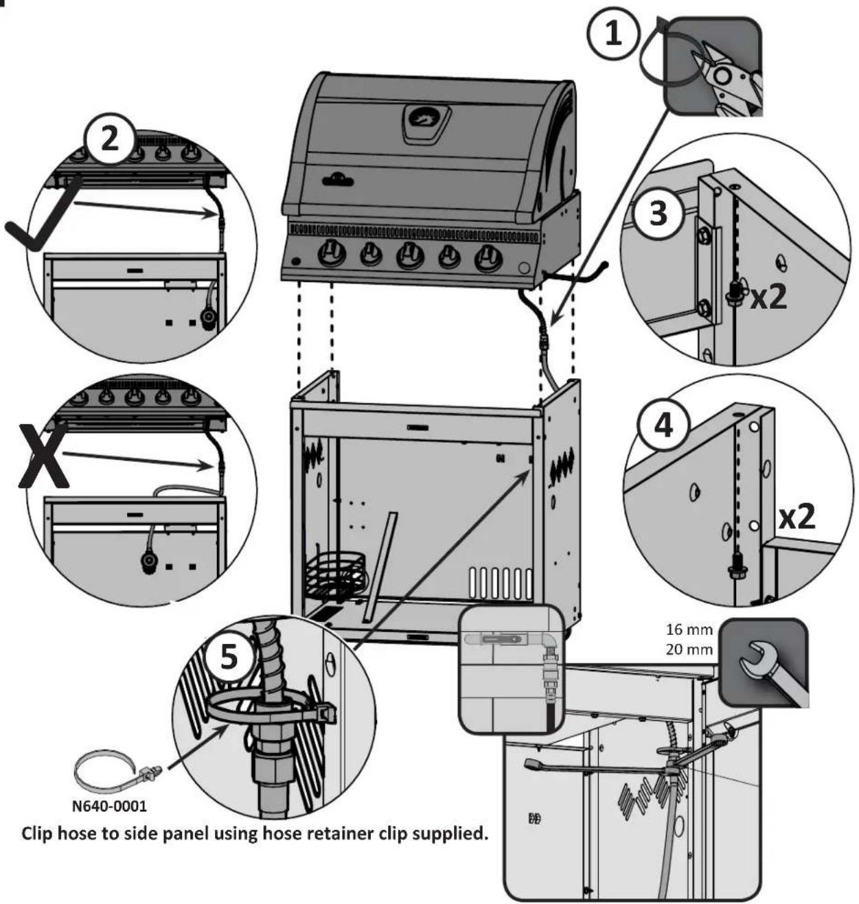 Napoleon LEX485RSBIPK - TOOLS REQUIRED FOR ASSEMBLY (tools not included) - 20