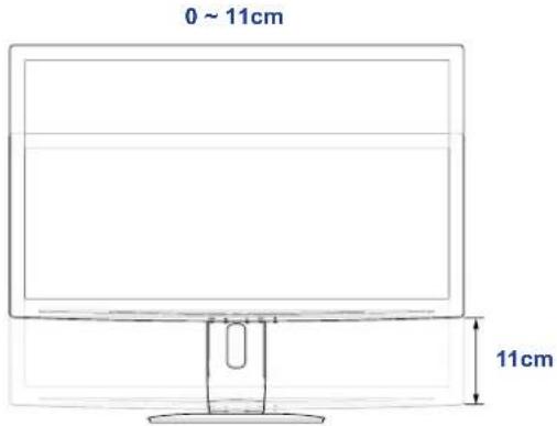 0 ~ 11cm 11cm