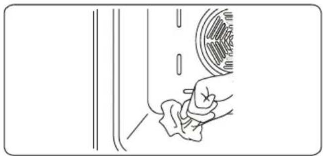 NEW POL NWH75HG75B - Cleaning the Inside of the Oven - 1