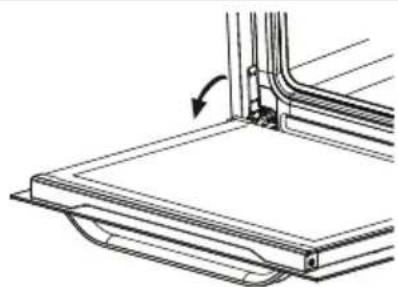 NEW POL NWH75HG75B - Remoção da Porta do Forno - 1