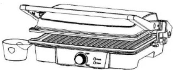 VOX KG-160A-IM - Para usar como una parrilla de contacto - 1