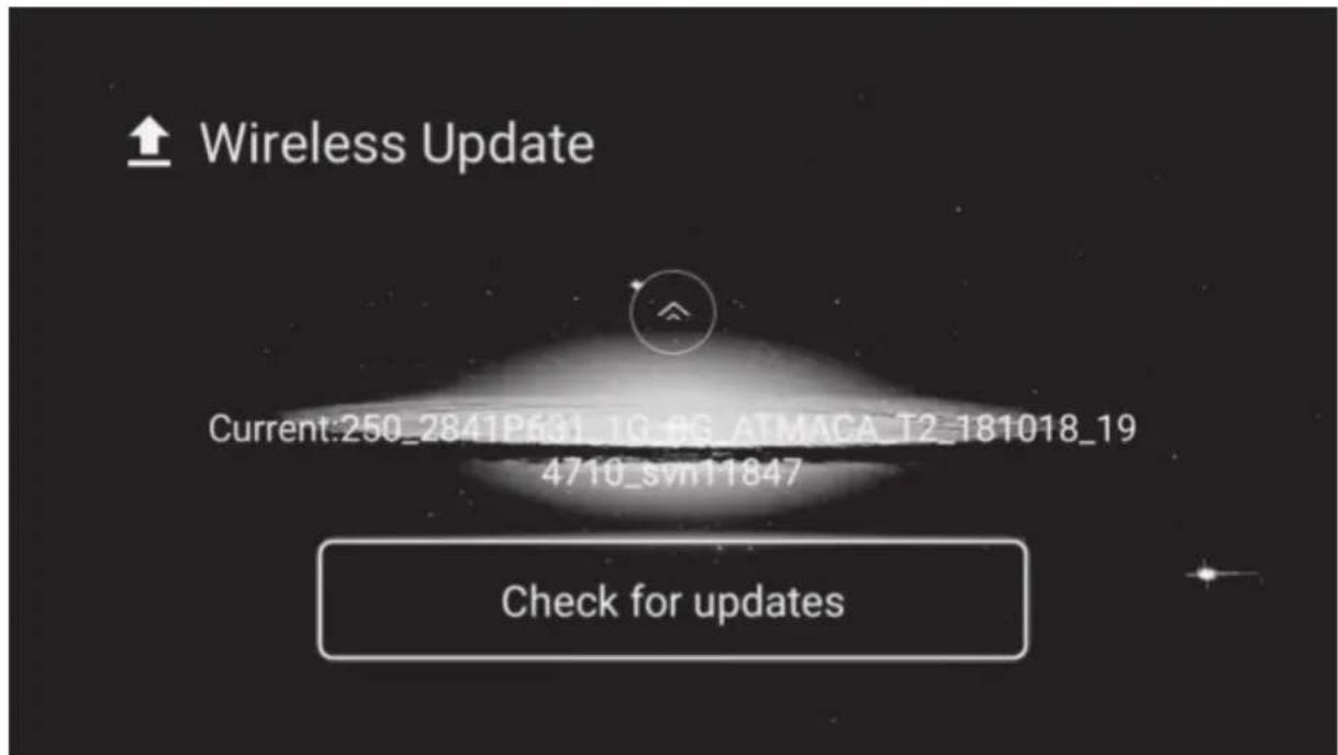 Wireless Update Current:250_2841P631_1G_9G_ATMACA_T2_181018_19 4710_svn11847 Check for updates
