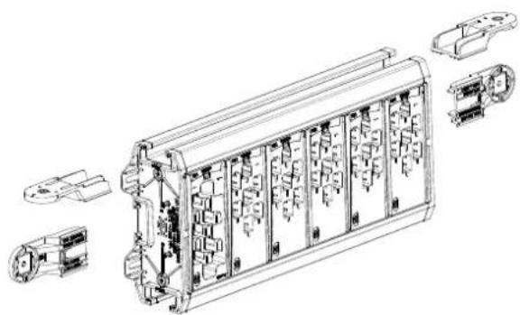 HAGER K7J1M075W - Mounting Options for Wall & Ceiling - 1