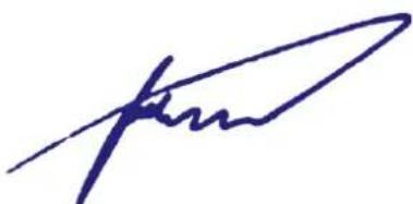 Handwritten signature or scribble on white background, possibly a signature or autograph