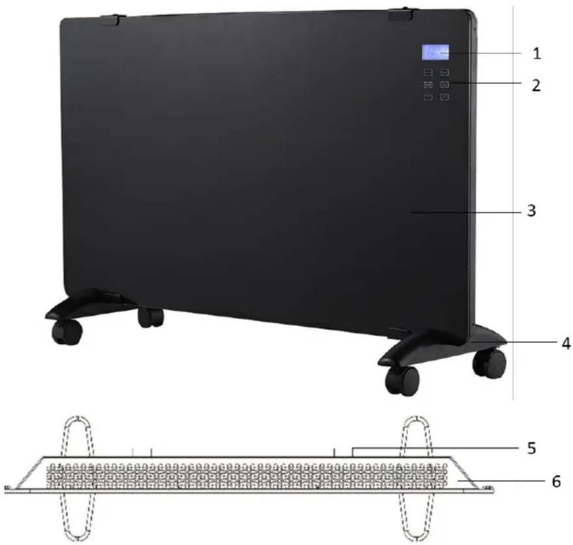 Izzy IZ-9017 - Parts of the Appliance - 1