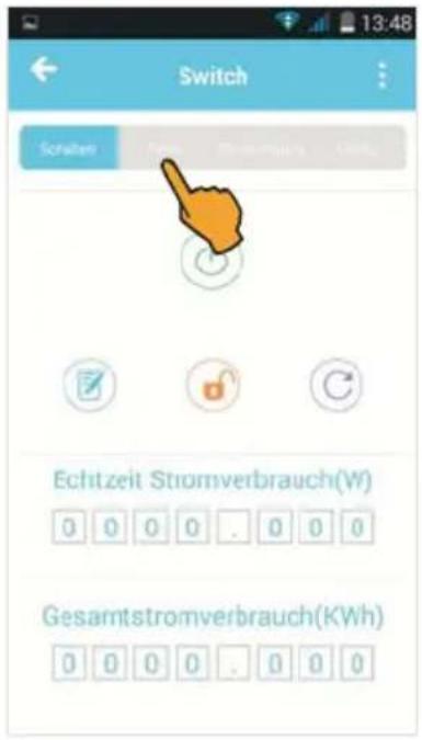 Switch Schalten Echzeit Stromverbrauch(W) Gesamtstromverbrauch(KWh)