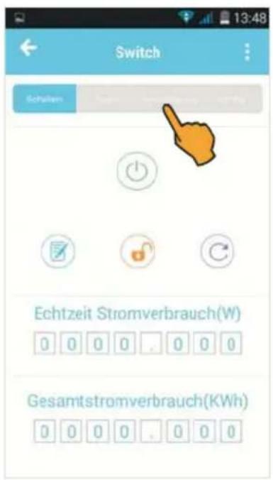Switch Schulzen Echtzeit Stromverbrauch(W) 0 0 0 0 . 0 0 0 Gesamtstromverbrauch(KWh) 0 0 0 0 . 0 0 0