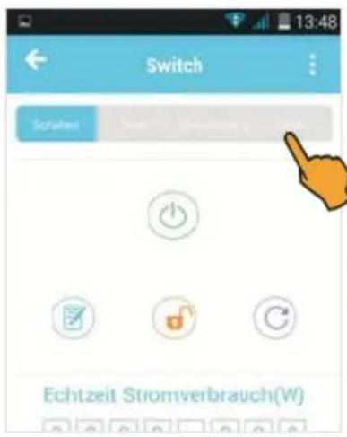 Switch Schulzen Echtzeit Stromverbrauch(W)