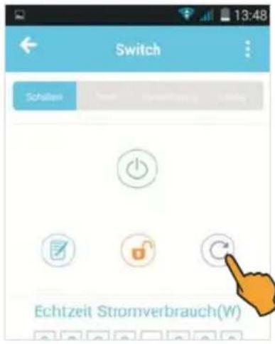 Switch Schellen Echtzeit Stromverbrauch(W)