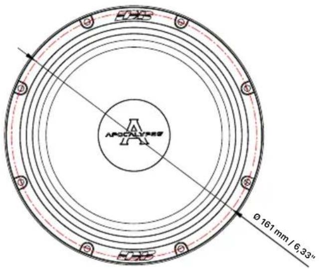 APOOLYPER Ø 161 mm / 6,33"