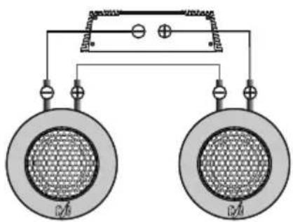 Deaf Bonce Machete MPT-17N - Serial connection of the speakers - 1