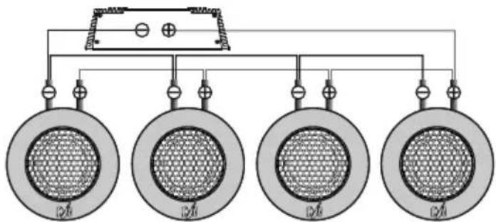 Deaf Bonce Machete MPT-17N - Serial connection of the speakers - 6