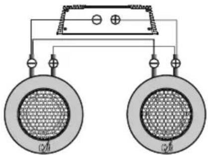 Deaf Bonce Machete MPT-17N - Serial connection of the speakers - 4