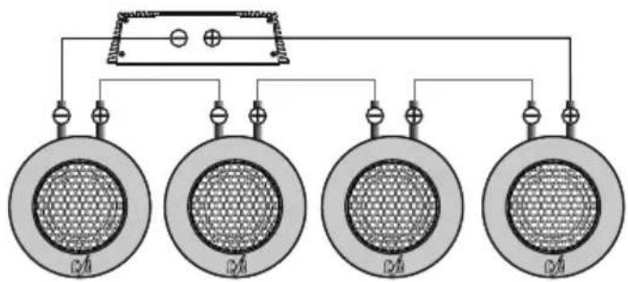 Deaf Bonce Machete MPT-17N - Serial connection of the speakers - 3