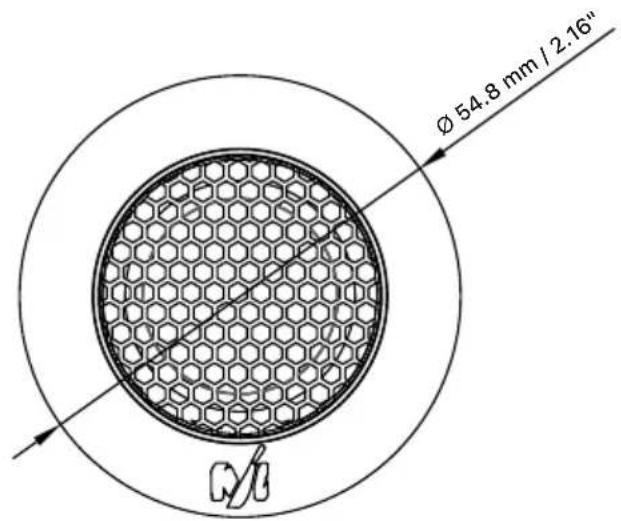 Ø 54.8 mm / 2.16" M1
