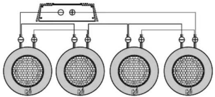 Deaf Bonce Machete MPT-17N - Serial connection of the speakers - 7