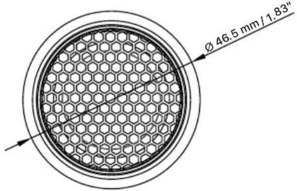 Ø 46.5 mm / 1.83"