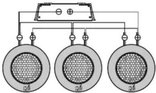 Deaf Bonce Machete MPT-17N - Serial connection of the speakers - 5