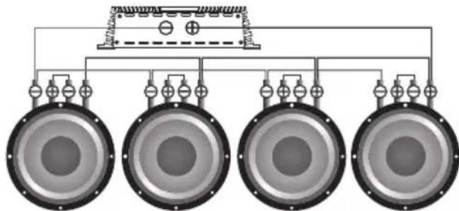 Deaf Bonce MF-12S D2/D4 - Subwoofers in series, coils in parallel - 9