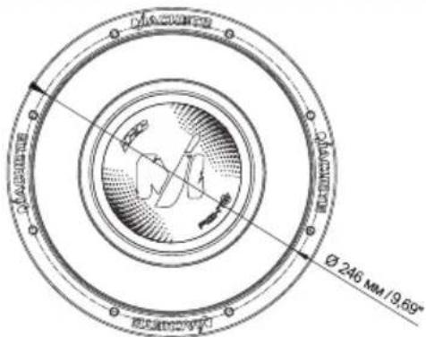 DIAGON DIAGON DIAGON Ø 246 MM / 9,89°