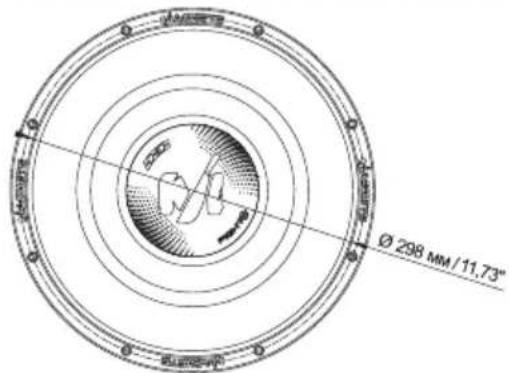 Ø 298 MM / 11,73"