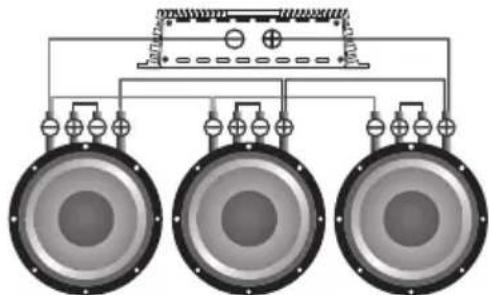 Deaf Bonce MF-12S D2/D4 - Subwoofers in series, coils in parallel - 8