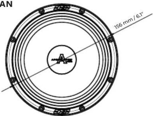Deaf Bonce Apocalypse AP-M67AN - DIMENSIONS - 3