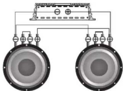 Deaf Bonce Machete MF-08S D2/D4 - Subwoofers in series, coils in parallel - 7